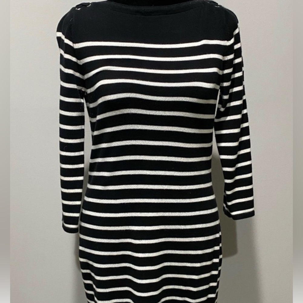 Lauren Ralph Lauren dress, size S/P, black/white